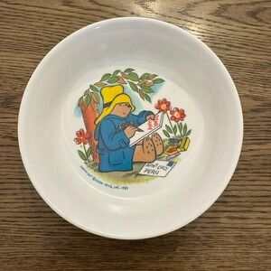 1983 Silite Eden Toys Paddington Bear Melamine Cereal Bowl Vintage
